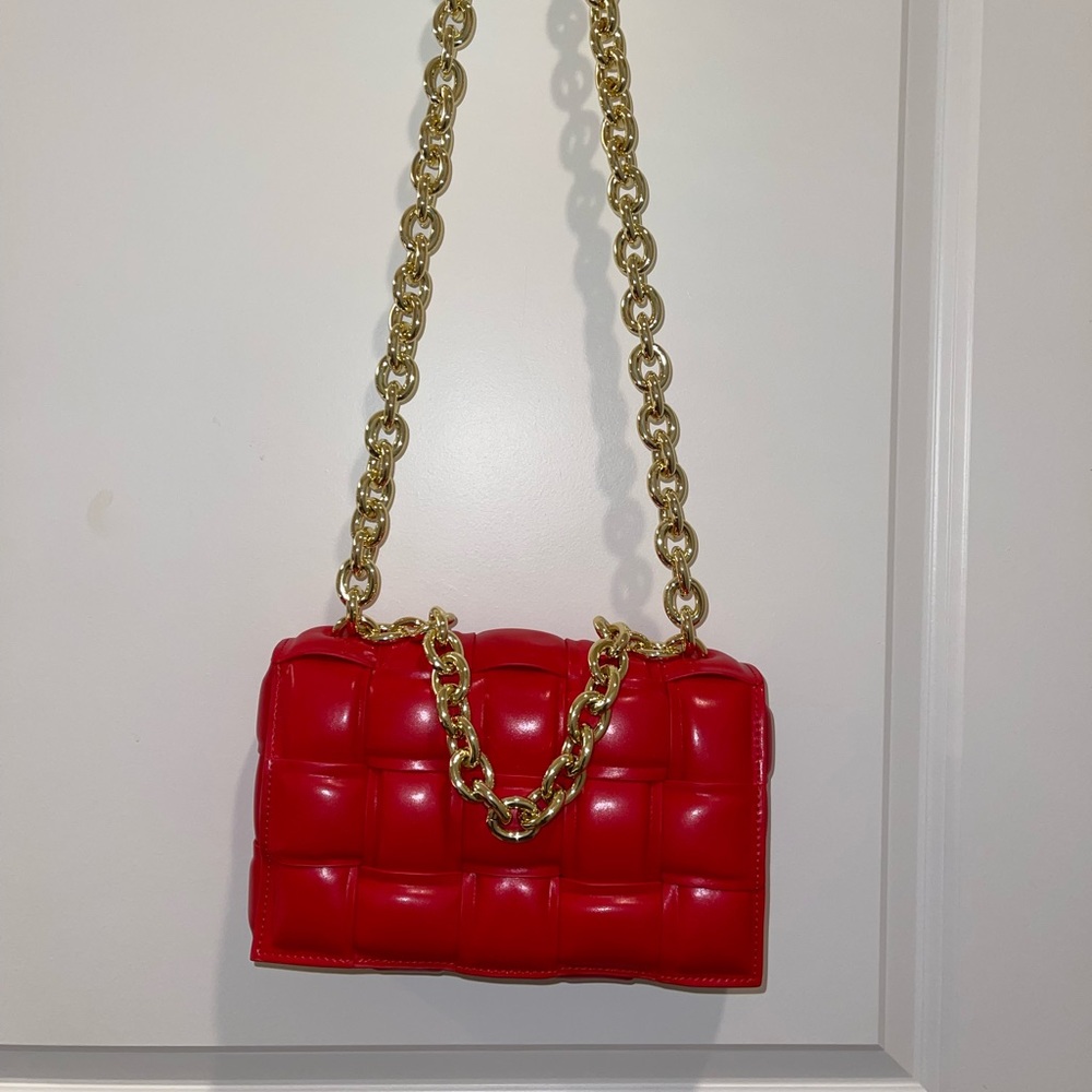 Bottega Dupe Red Bag